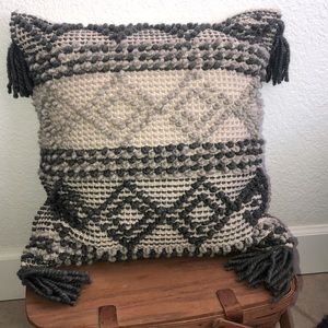 Magnolia Home by Joanna Gaines wool throw pillow